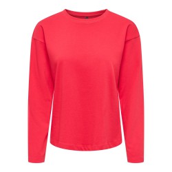 ONLY New Soph langærmet solid T-shirt - Lollipop