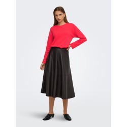 ONLY New Soph langærmet solid T-shirt - Lollipop