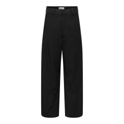 ONLY Clair mellemtalje barrel fit bukser - Sort