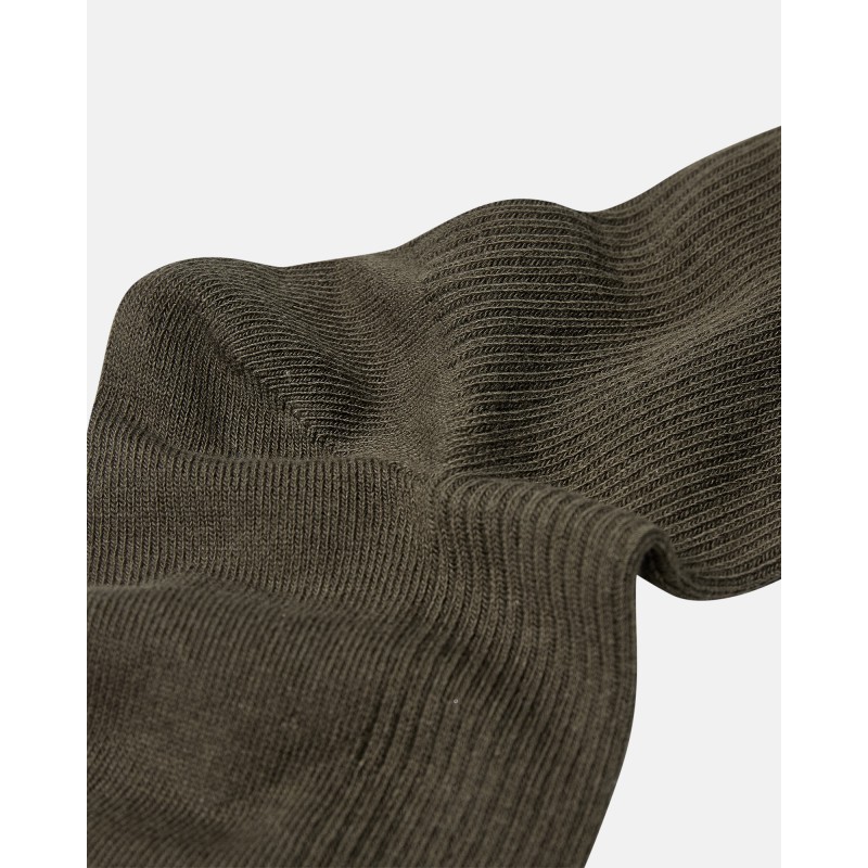 JBS Bomulds rib strømper - Dark Green