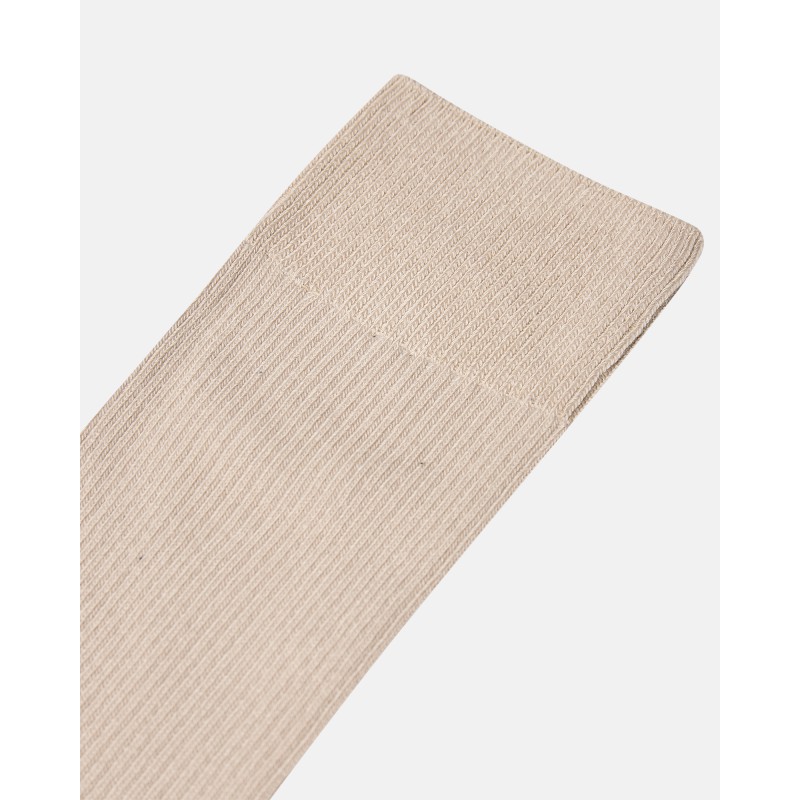 JBS Bomulds rib strømper - Sand