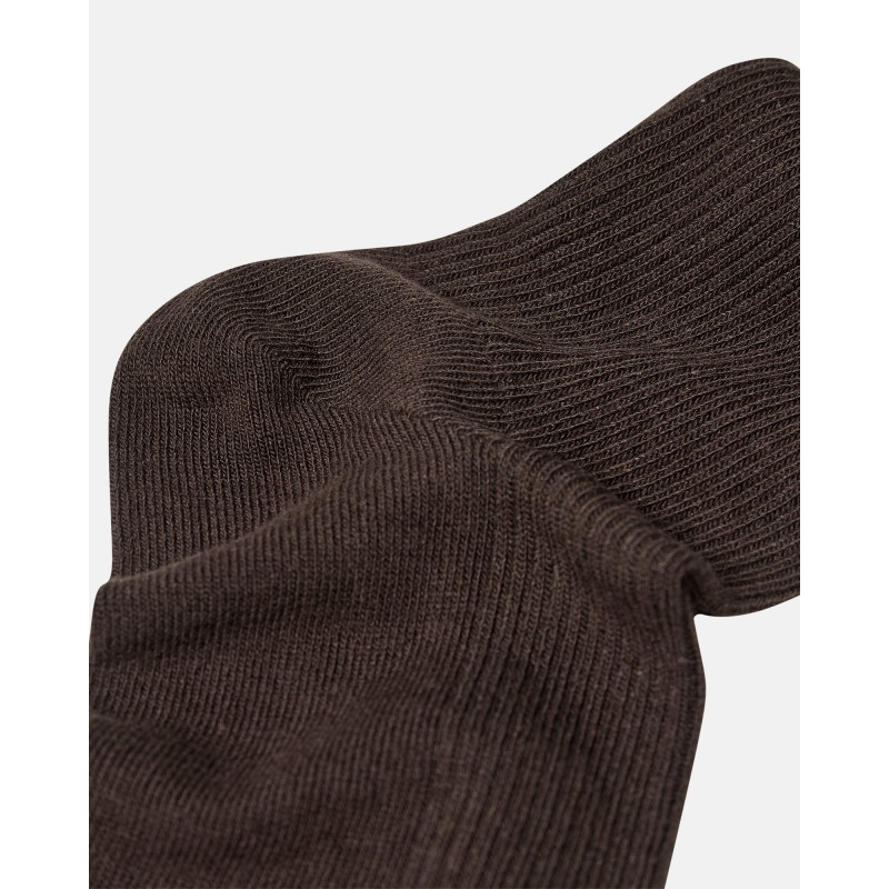 JBS Bomulds rib strømper - Bronze