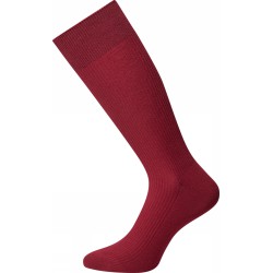 JBS Bomulds rib strømper - Red