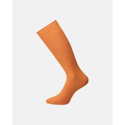 JBS Bomulds rib strømper - Orange