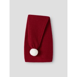 NAME IT KIDS Strik nissehue M. glimmer - Red Dahlia /Red Lurex