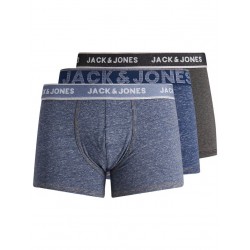 JACK & JONES DENIM TRUNKS 3-PACK - DARK GREY
