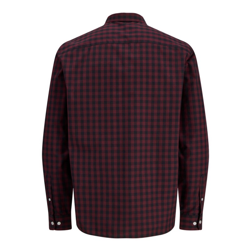 JJ REBEL Havin Gingham langærmet skjorte - Port Royale