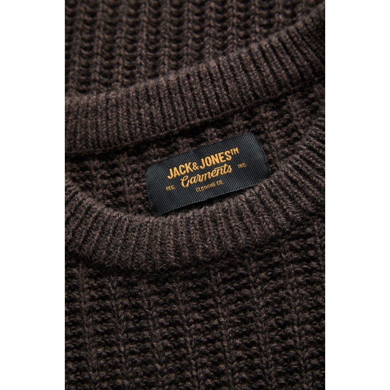 JACK & JONES Axon striktrøje - Mulch