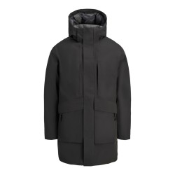 JACK & JONES PLUS Moon parka jakke - Black