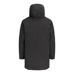 JACK & JONES PLUS Moon parka jakke - Black