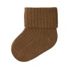 NAME IT BABY Nobbu rib strømper - Sepia