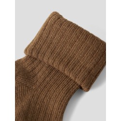NAME IT BABY Nobbu rib strømper - Sepia