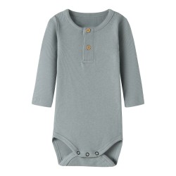 NAME IT BABY dreng - Kab langærmet bodystocking - Abyss