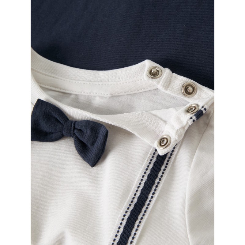 NAME IT BABY dreng - Rufus langærmet heldragt - Navy Blazer