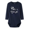 NAME IT BABY Jul langærmet bodystocking - Navy Blazer