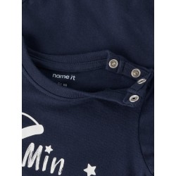 NAME IT BABY Jul langærmet bodystocking - Navy Blazer
