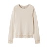 NAME IT KIDS pige - Rosima langærmet slim bluse - Birch