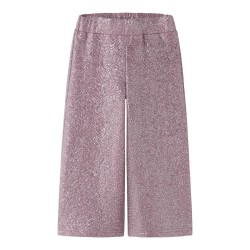 NAME IT MINI pige - Ditsia brede bukser - Mauve Shadows