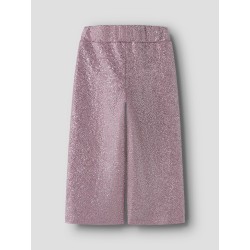 NAME IT MINI pige - Ditsia brede bukser - Mauve Shadows