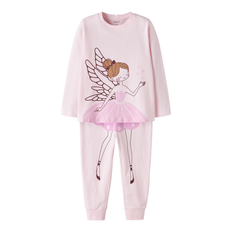 NAME IT MINI pige - Radeq nattøjssæt - Ballerina