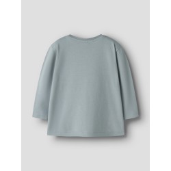 NAME IT MINI dreng - Rew langærmet top - Abyss