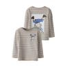 NAME IT MINI dreng - Olle Emil langærmet bluse -  Island Fossil