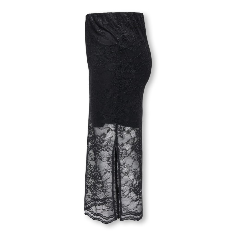 KIDS ONLY Lacey midi blonde nederdel - Black