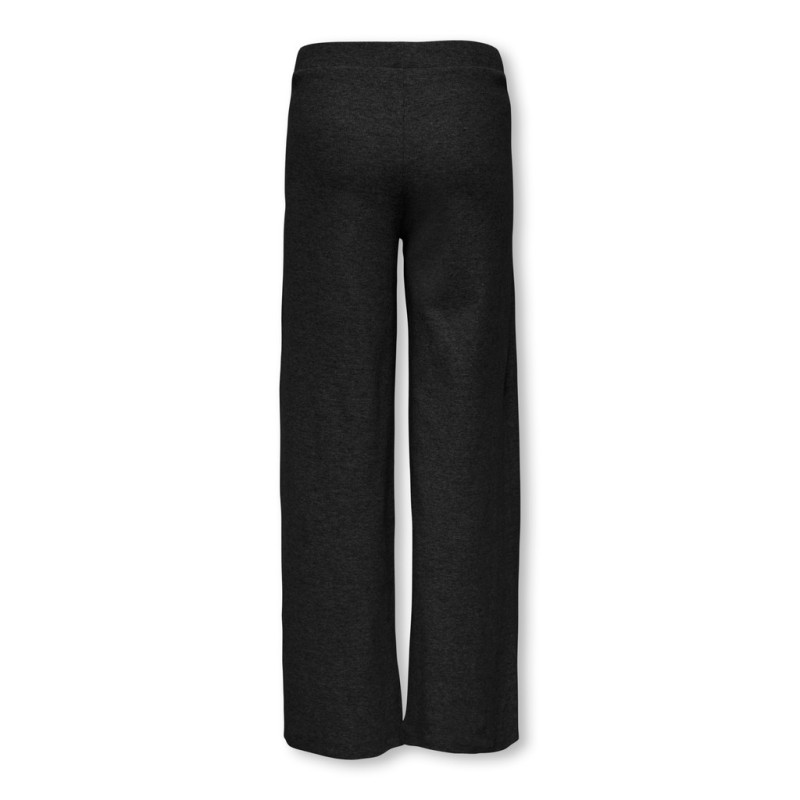 KIDS ONLY Lisa rib piping brede bukser - Black