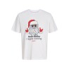 JACK & JONES JUNIOR Xmas fun kortærmet T-shirt - Bright White