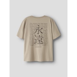 LMTD dreng - Nign kortærmet T-shirt - Savannah Tan