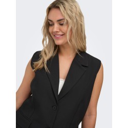ONLY CARMAKOMA Victoria loose knap vest - Black