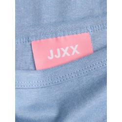 JJXX Star 3/4 boatneck bluse - Faded Denim