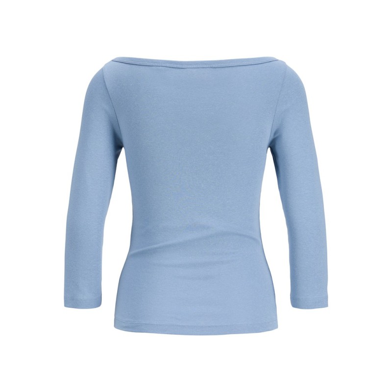JJXX Star 3/4 boatneck bluse - Faded Denim