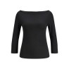 JJXX Star 3/4 boatneck bluse - Black