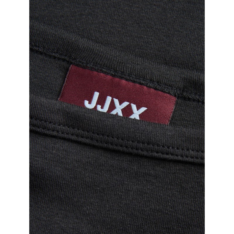 JJXX Star 3/4 boatneck bluse - Black
