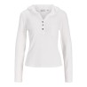 JJXX Henna langærmet hoodie bluse - Cloud Dancer