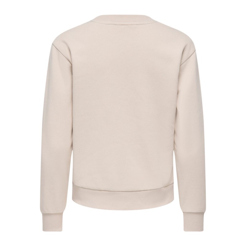 JDY Paris langærmet sweatshirt - Oatmeal