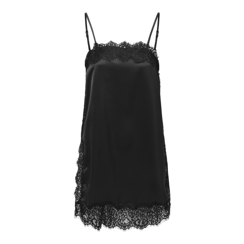JDY Alana blonde strop singlet - Black