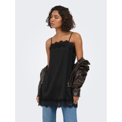 JDY Alana blonde strop singlet - Black