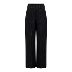 JDY Mary Occasion bukser - Black / Silver Pinstribe