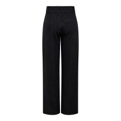 JDY Mary Occasion bukser - Black / Silver Pinstribe
