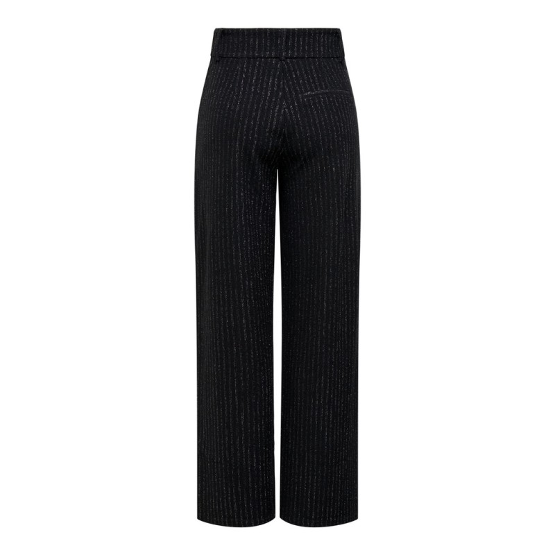 JDY Mary Occasion bukser - Black / Silver Pinstribe