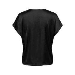 JDY Fifi kortærmet bluse - Black