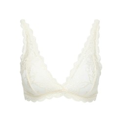 ONLY Chloe blonde padded trekant bh - Cloud Dancer