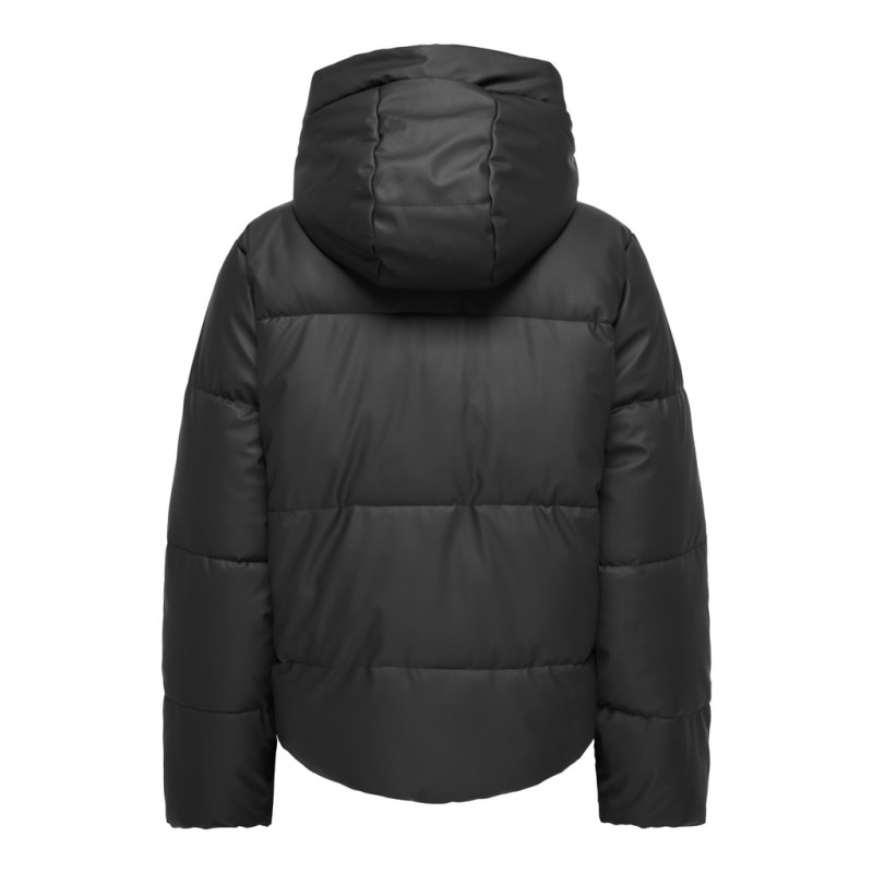 ONLY Agnes coated pufferjakke - Black