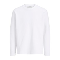 JACK & JONES Legacy scuba langærmet T-shirt - Bright White