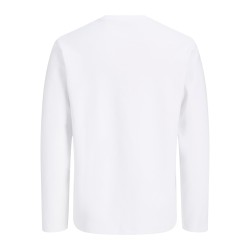 JACK & JONES Legacy scuba langærmet T-shirt - Bright White