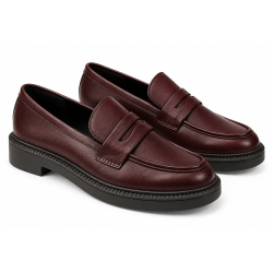 ITALIA SHOES Loafers - Wine