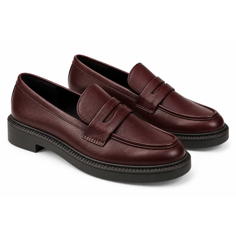 ITALIA SHOES Loafers - Wine