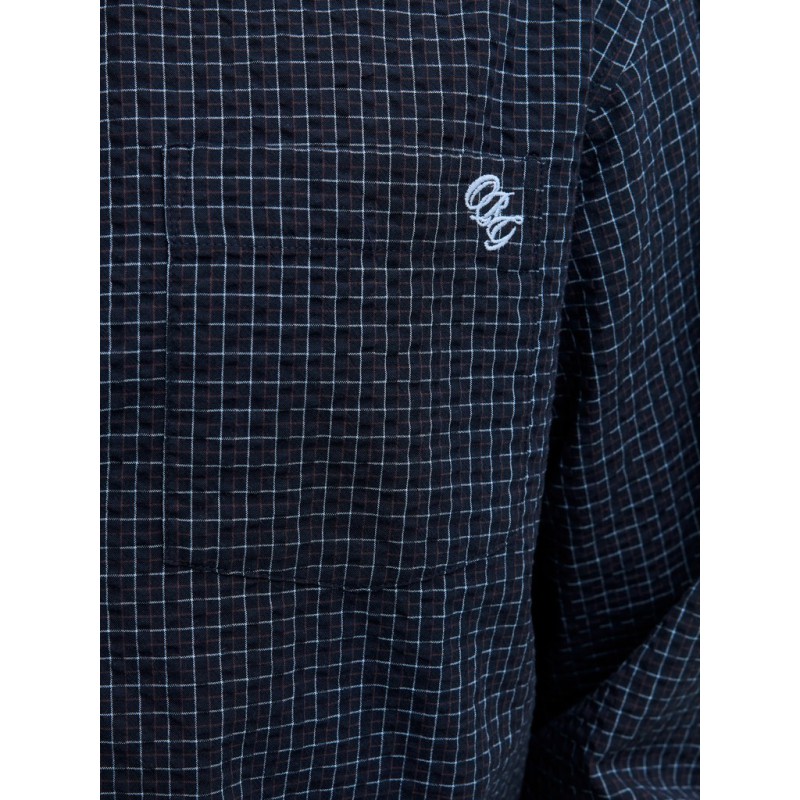 JACK & JONES Menton seersucker skjorte - Sky Captain